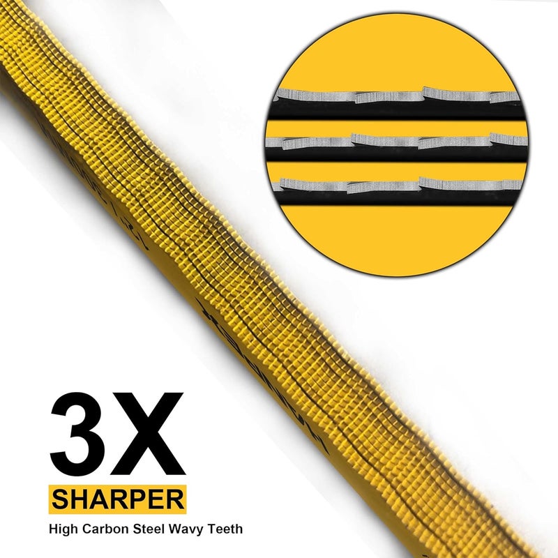 Hanpex Hacksaw Replacement Blades (10 Pack) High Speed 18 TPI - 12" Length Hack Saw Blade - High Carbon Steel (HCS) Cutting Blades - Image 4